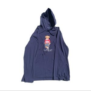 Polo Bear long sleeve t shirt hoodie